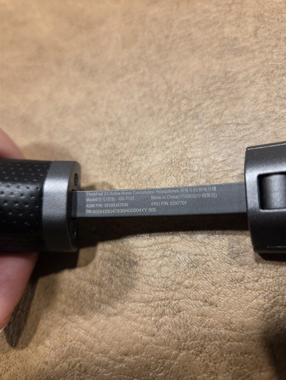 Lenovo ThinkPad X1 Active Noise Cancellation Headphones - Picture 9 of 9